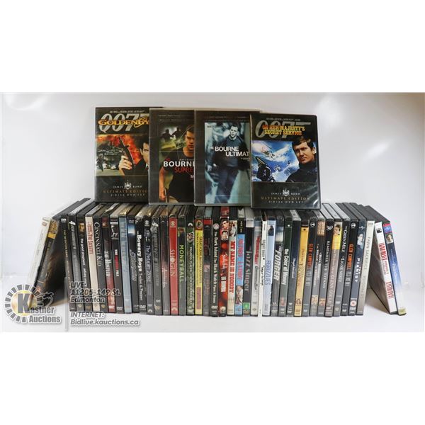 DVD'S ASSORTED LOT OF MOVIES