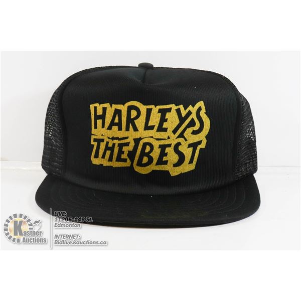 NEW HAT "HARLEYS THE BEST....F*** THE REST"