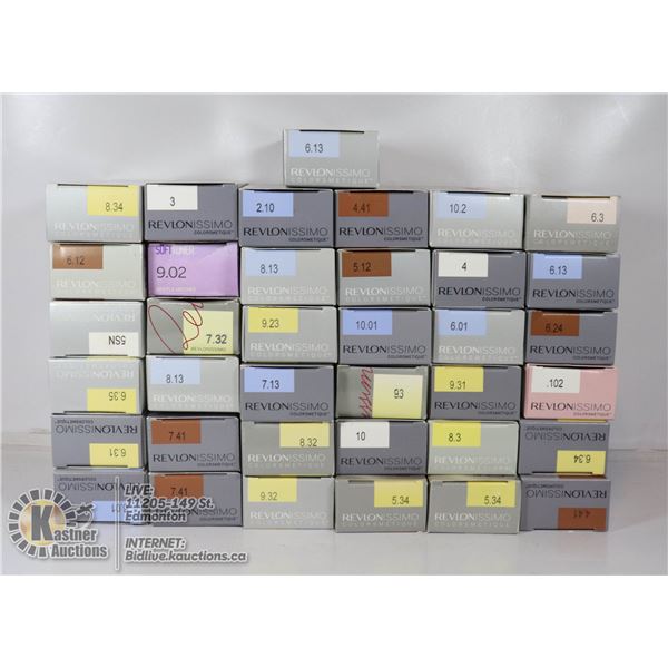 FLAT OF REVLONISSIMO PRO PERMANENT HAIR COLOR