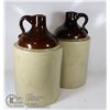 Image 1 : ANTIQUE WHISKY JUGS-LOT OF 2