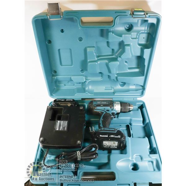 MAKITA 1/2" CORDLESS DRIVER DRILL