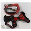 Image 1 : DOG LEASH AND HARNESS.