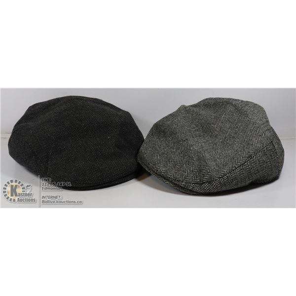 LOT OF TWO WOOD BLEND HATS.