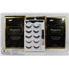 Image 1 : LOT OF 3 MAGNETIC EYELINER AND EYELASH KIT.