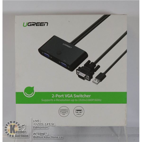 TWO PORT VGA SWITCHER.