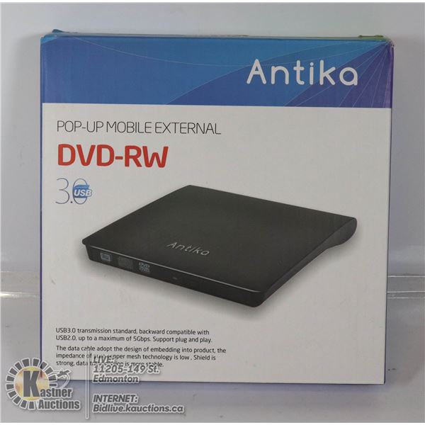POP UP MOBILE DVD/RW.