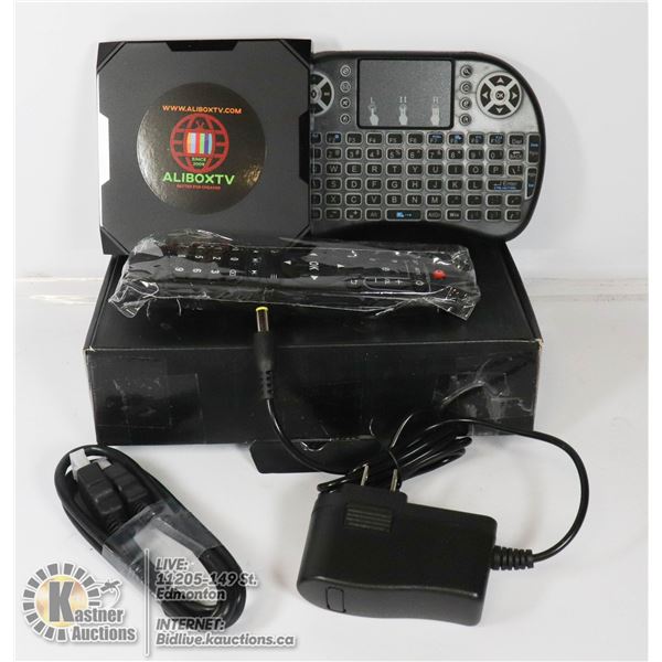 ALI BOX ANDRIOD TV.