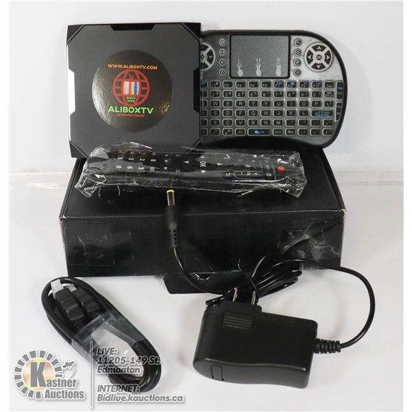 ALI BOX ANDRIOD TV.