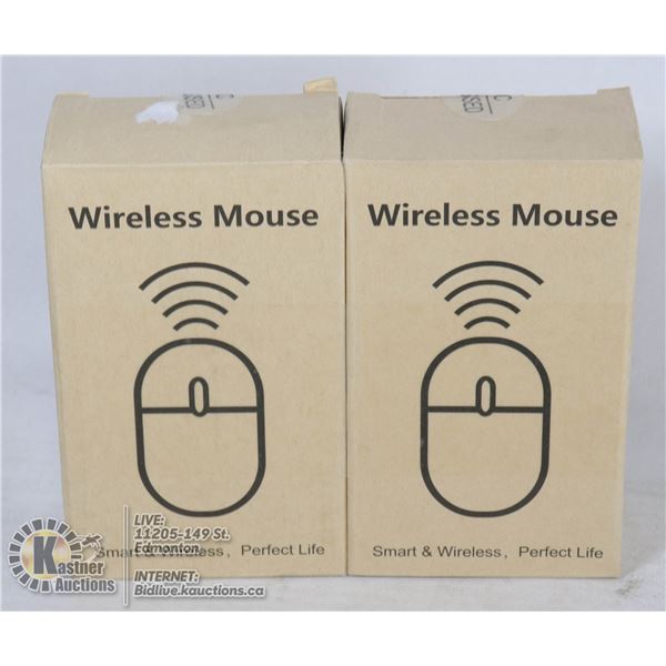 LOT OF 2 WIRELESS MICE