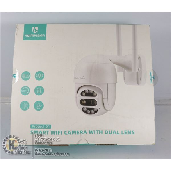 SMART WIFI CAMERA WITH DUAL LENS.