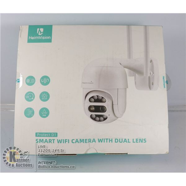 SMART WIFI CAMERA WITH DUAL LENS.