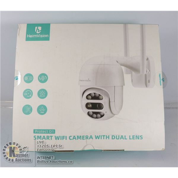 SMART WIFI CAMERA WITH DUAL LENS.