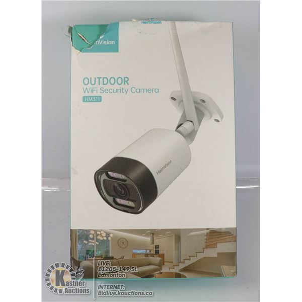OUTDOOR WIFI SECURITY CAMERA.