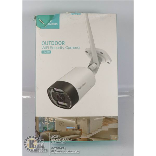 OUTDOOR WIFI SECURITY CAMERA.
