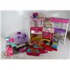 Image 1 : LARGE FLAT OF BARBIE ITEMS, VARIOUS TOYS
