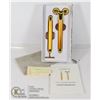 Image 1 : 2-IN-1 GOLD MASSAGE STICK.