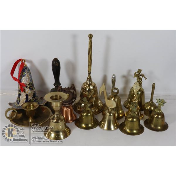 FLAT OF BRASS AND METALIC BELLS.