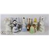 Image 1 : FLAT OF GLASS AND CERAMIC BELLS.