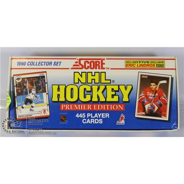 COMPLETE SCORE FACTORY HOCKEY SET 1990