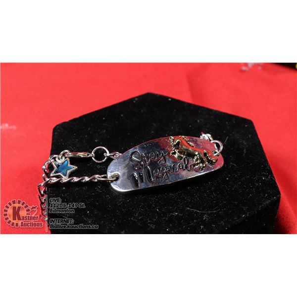 ?STAY MAGICAL? SILVER BRACELET