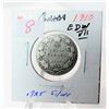Image 1 : 4)  CANADIAN 1910 PURE SILVER QUARTER FROM