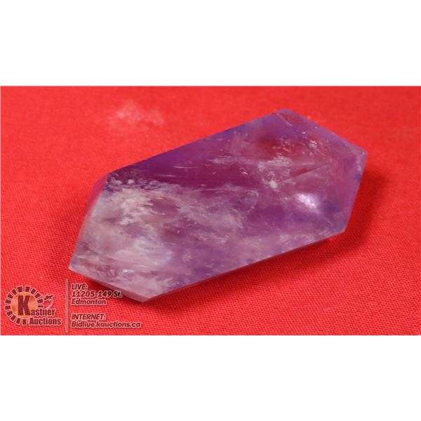 #268-NATURAL AMETHYST 2 POINT 24.2 x 53.2mm