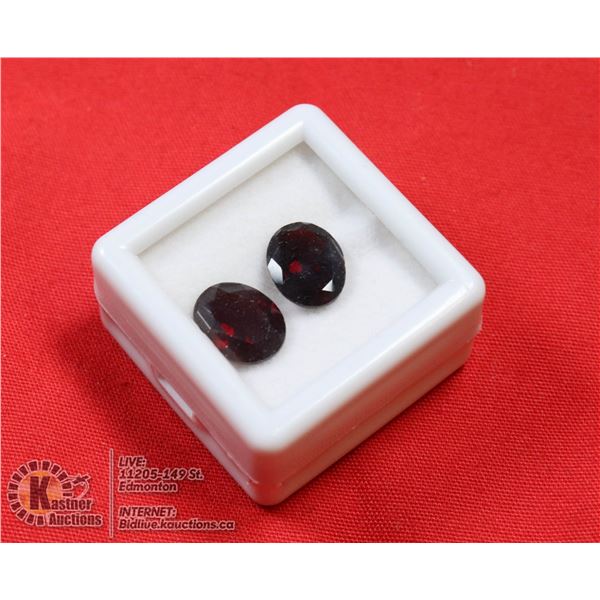 #200-DARK RED GARNET GEMSTONES 8 x 10mm 5.80ct