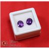 Image 1 : #184-PURPLE AMETHYST GEMSTONES 7 x 9mm 3.45ct