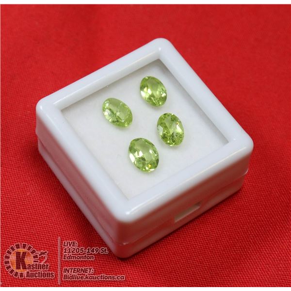 #196-GREEN PERIDOT GEMSTONES 2.80ct