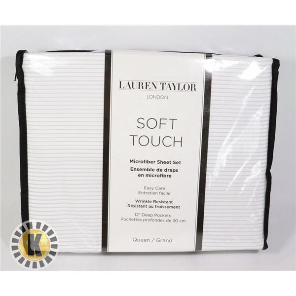 NEW QUEEN SIZE MICROFIBER 4PC SHEET SET