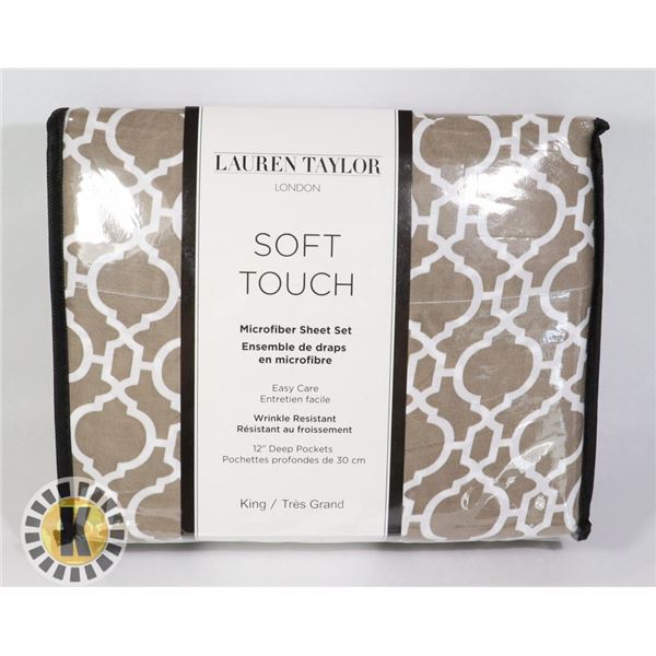 NEW KING SIZE MICROFIBER SHEET SET