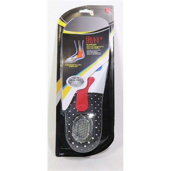 NEW 2 PACK OF HEAVY DUTY TRIMMABLE SIZE INSOLES