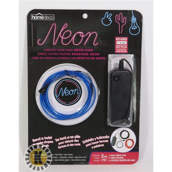 NEW CREATE YOUR OWN NEON SIGN CRAFT KIT