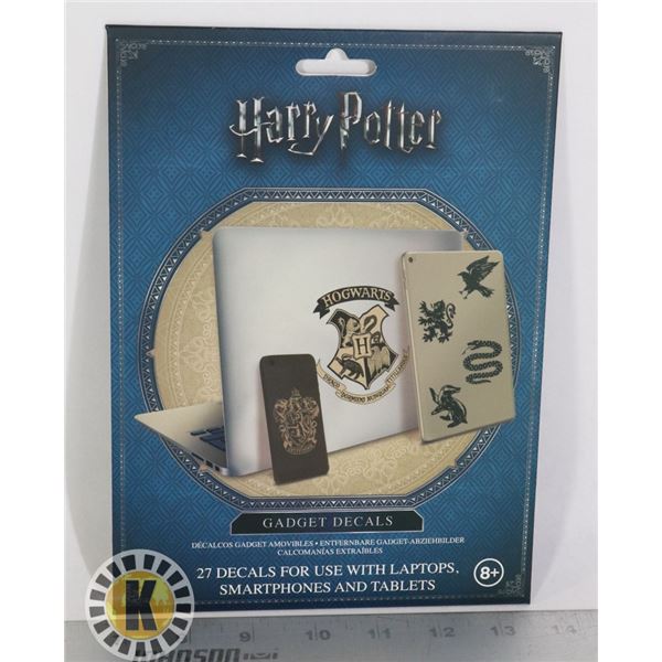 NEW HARRY POTTER 27PC GADGET DECAL SET