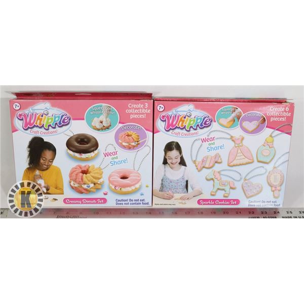 TWO NEW WHIPPIE CRAFT SETS, ONE IS SPARKLE COOKIES