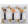 Image 1 : BUNDLE OF 3 NEW HARRY POTTER THEME PEZ DISPENSERS