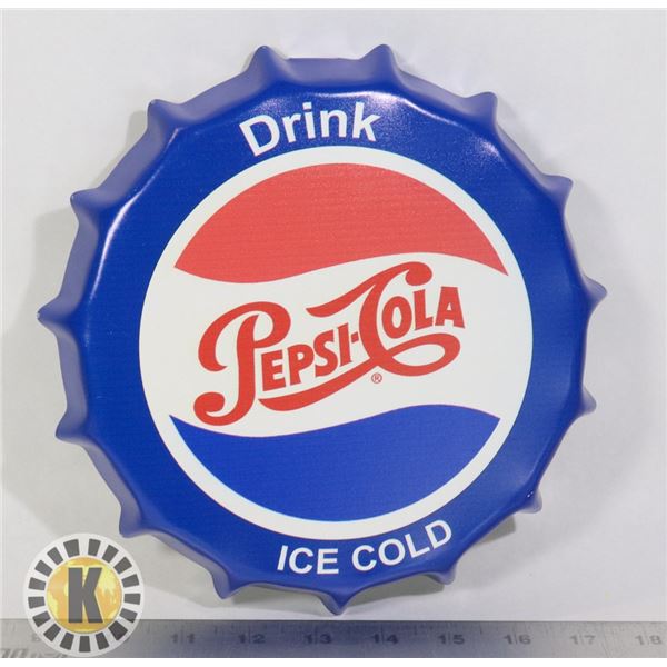 NEW DRINK ICE COLD PEPSI COLA METAL BOTTLE CAP