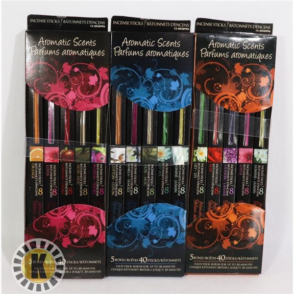 NEW BUNDLE OF ASSORTED INCENSE STICKS (ASSORTED)