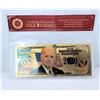 Image 1 : 8) COLORIZED GOLD FOIL  JOE BIDEN 2020 US