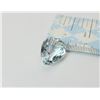 Image 1 : 5)  LAB CREATED 12.5 CT AQUA MARINE GEMSTONE