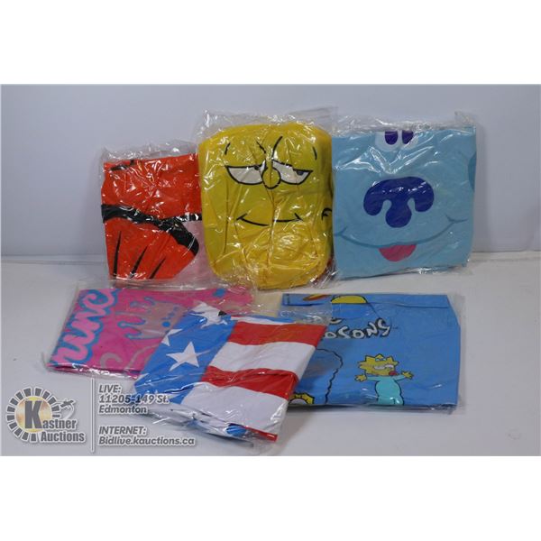 BOX OF 6 NEW IN PACKAGE BEACH TOYS