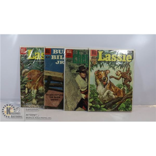 FIVE 10 CENT VINTAGE COMICS - OLD COMIC BOOKS