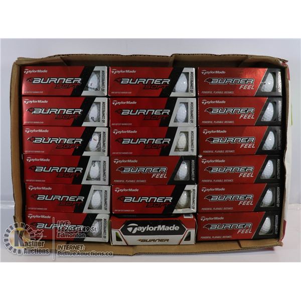 FLAT OF UNCLAIMED TAYLORMADE BURNER RECLAIMED GOLF