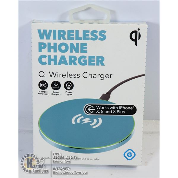 NEW GEMS WIRELESS QI PHONE CHARGER
