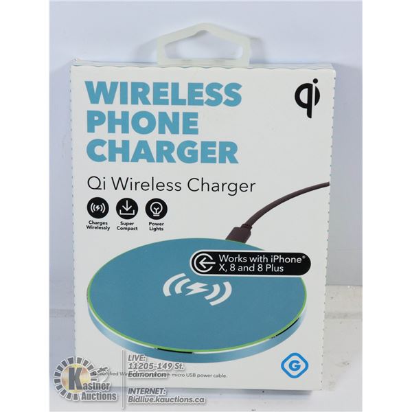 NEW GEMS WIRELESS QI PHONE CHARGER