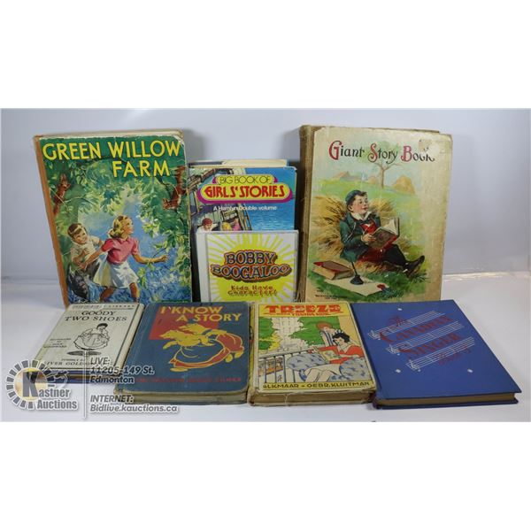 LOT OF VINTAGE CHILDREN'S BOOKS 1940’S AND ONWARD