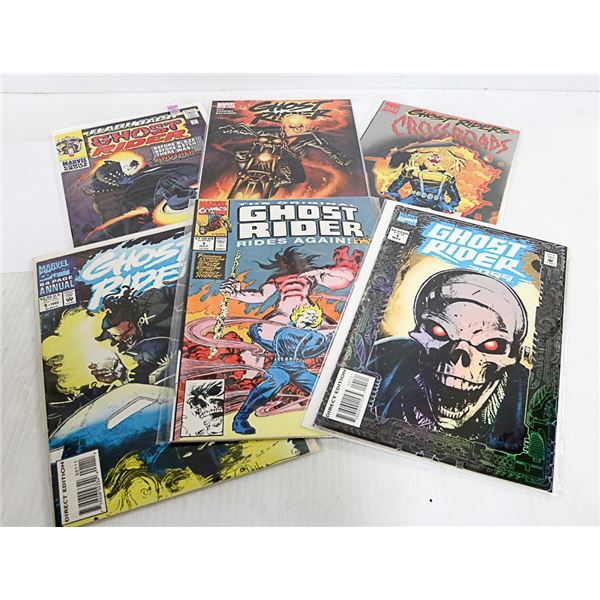 MARVEL COMICS 6 GHOST RIDER #1 ISSUE COMICS