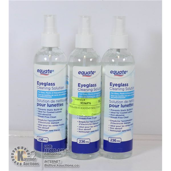 EYEGLASS CLEANING SOLUTION