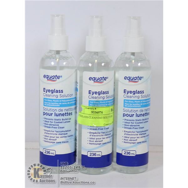 EYEGLASS CLEANING SOLUTION