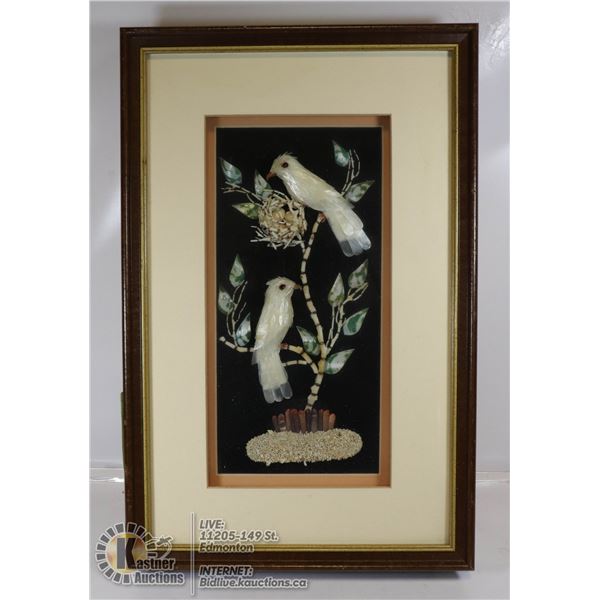 CRAFTED ASIAN STYLE DISPLAY  MADE WITH FISH